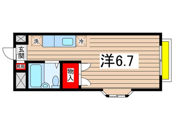 エステ－トピア稲城の物件間取画像